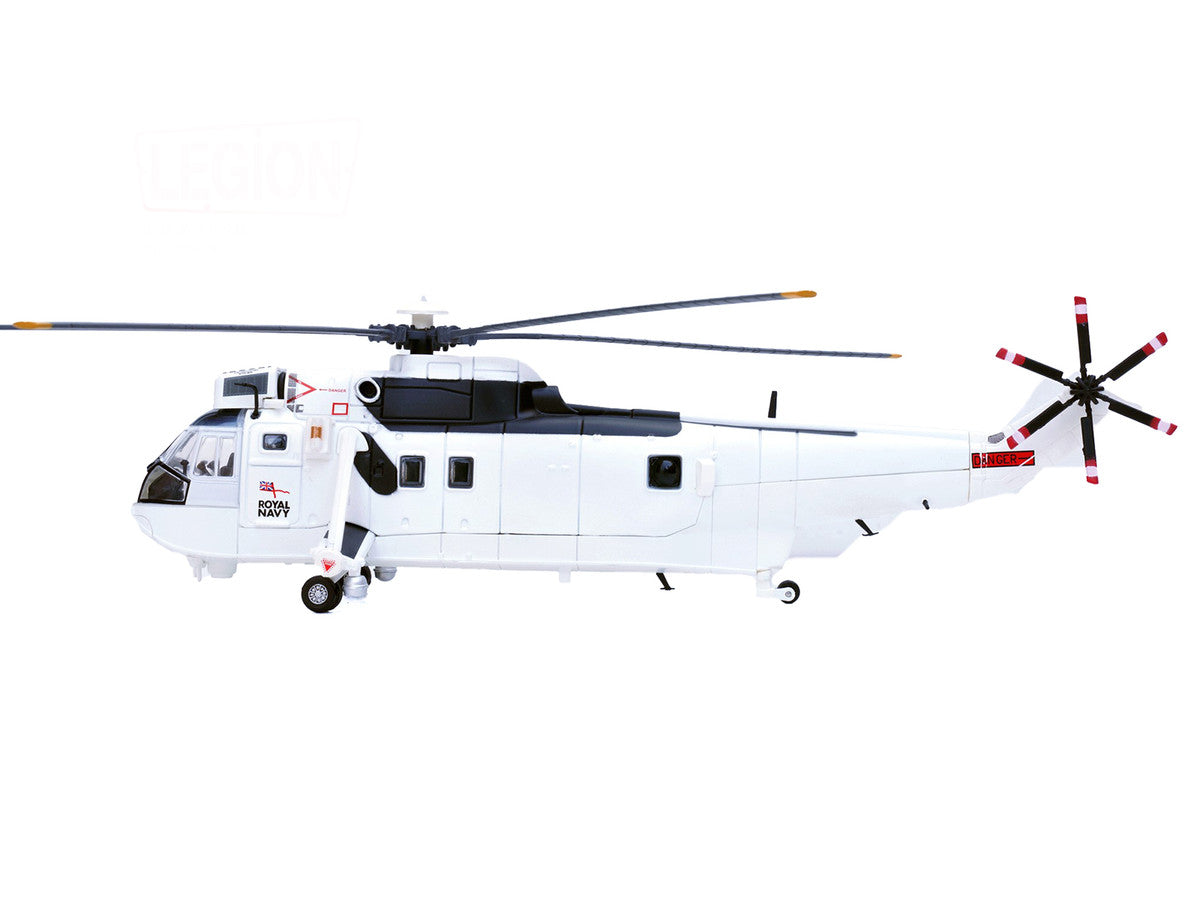 Westland Sea King HC.4 Helicopter "White Livery 845 Naval Air Squadron United Nations Protection Force Bosnia/Croatia" (1995) British Royal Navy 1/72 Diecast Model by Legion by Legion