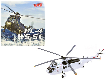 Westland Sea King HC.4 Helicopter "White Livery 845 Naval Air Squadron United Nations Protection Force Bosnia/Croatia" (1995) British Royal Navy 1/72 Diecast Model by Legion by Legion