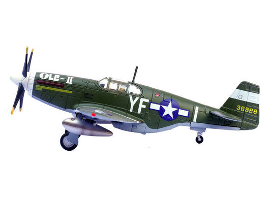 North American P-51B Mustang Aircraft "Ole-II 358th Fighter Squadron 355th Fighter Group Steeple Morden Strafers" (1944) United States Army Air Forces 1/72 Diecast Model Airplane by Legion by Legion