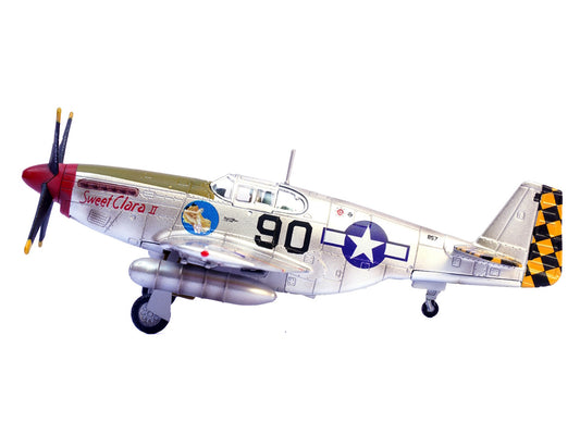 North American P-51B Mustang Aircraft "Sweet Clara II 319th Fighter Squadron 325th Fighter Group" (1944) United States Army Air Forces 1/72 Diecast Model Airplane by Legion by Legion