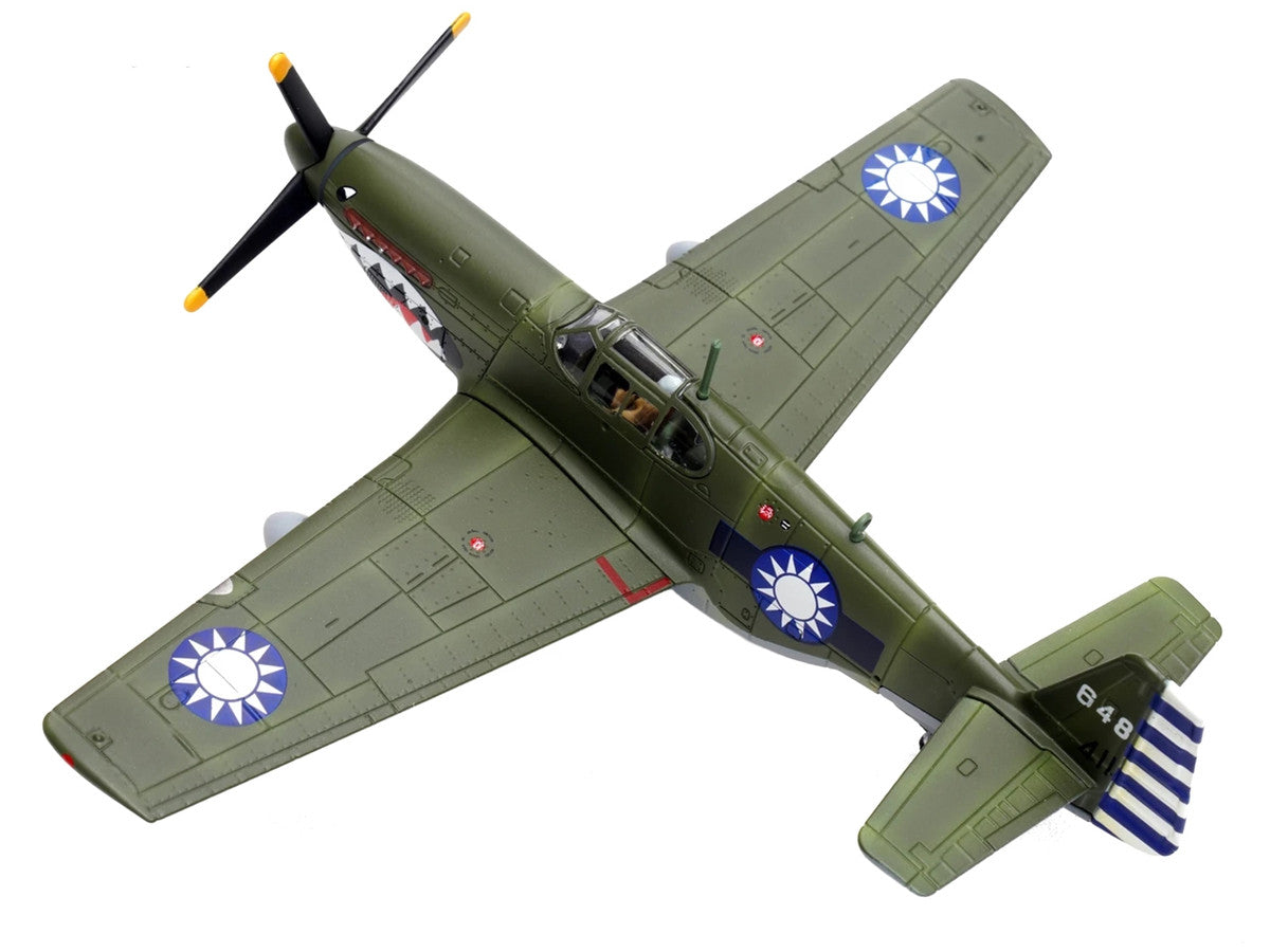 North American P-51C Mustang Aircraft "648 No.32 Squadron" (1945) Chinese Air Force 1/72 Diecast Model Airplane by Legion by Legion