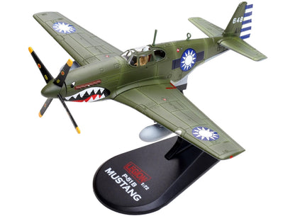 North American P-51C Mustang Aircraft "648 No.32 Squadron" (1945) Chinese Air Force 1/72 Diecast Model Airplane by Legion by Legion