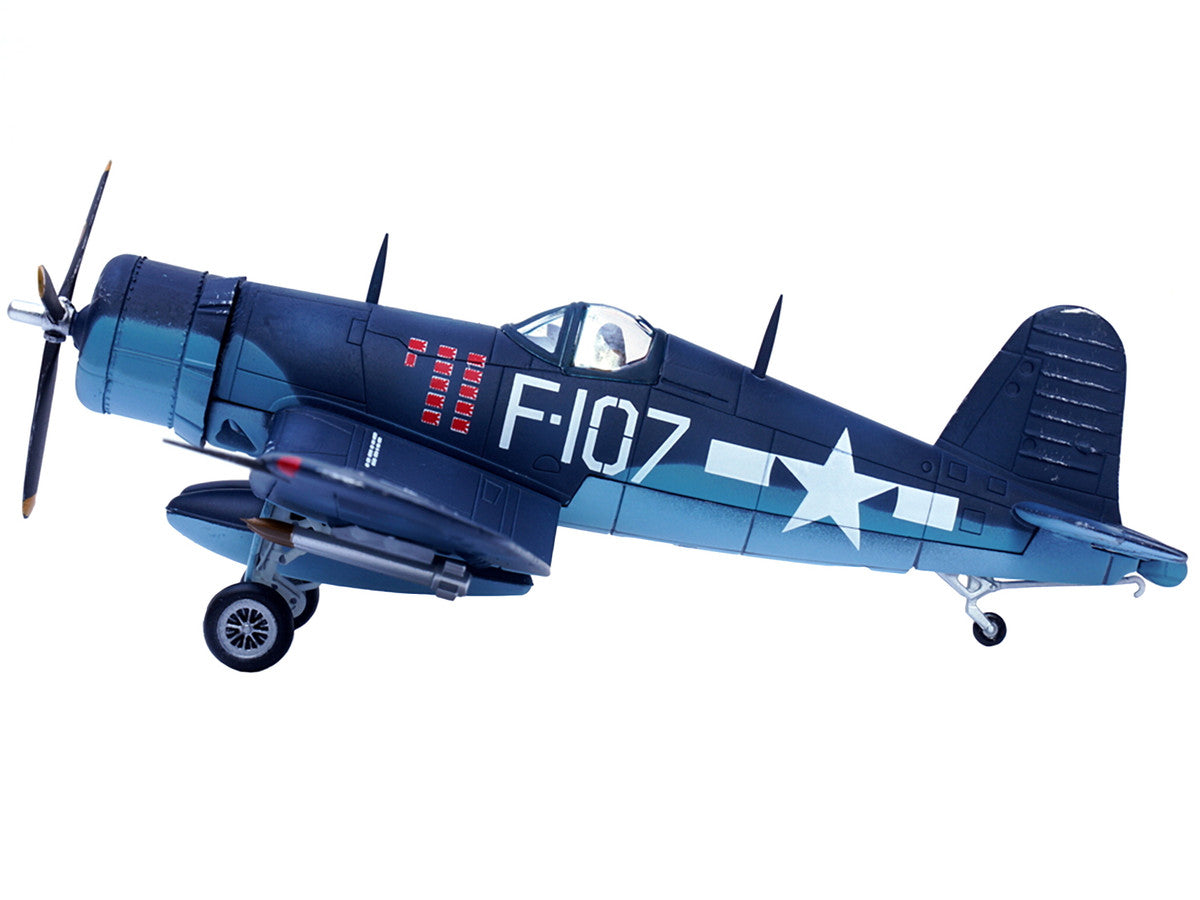 Vought F4U-1D Corsair Fighter Plane "1st Lt. Phillip DeLong Marine Fighter Squadron (VMF-224)" (1945) 1/72 Diecast Airplane Model by Legion by Legion