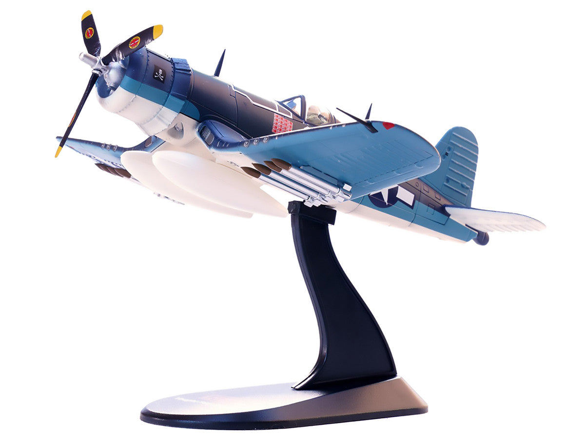 Vought F4U-1A Corsair Fighter Aircraft "Ace Ira Kepford VF-17 Jolly Rogers Bougainville Solomon Islands" (1944) United States Navy 1/72 Diecast Model by Legion by Legion