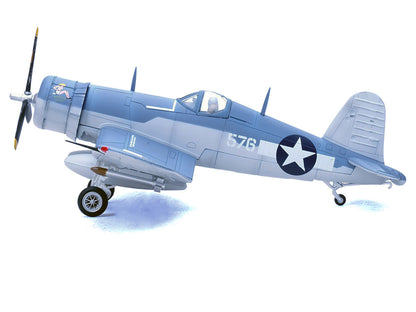 Vought F4U-1A Corsair Fighter Aircraft "Marines Dream Capt. Edwin Olander VMF-214 Black Sheep Vella Lavella Solomon Islands" (1943) United States Marine Corps 1/72 Diecast Model by Legion by Legion