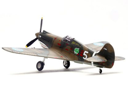Curtiss P-40B/C Warhawk Fighter Aircraft "White 5 Charles Bond 1st Squadron Flying Tigers Chinese Air Force" (1942) 1st American Volunteer Group 1/72 Diecast Model Airplane by Legion by Legion