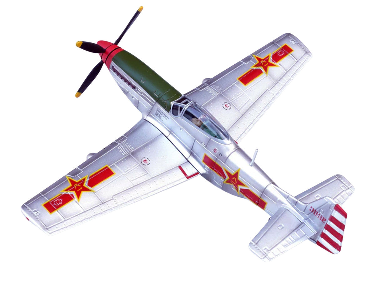 North American P-51K Mustang Aircraft "Captured from Chinese Nationalist Forces Chinese People's Revolution Military Museum" (1949) People's Liberation Army Air Force 1/72 Diecast Model Airplane by Legion by Legion
