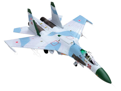Sukhoi Su-27 Flanker-B Aircraft "Red 36 941st Fighter Aviation Regiment" (1987) Soviet Air Force 1/100 Diecast Model Airplane by Legion by Legion