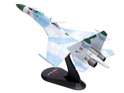 Sukhoi Su-27 Flanker-B Aircraft "Red 36 941st Fighter Aviation Regiment" (1987) Soviet Air Force 1/100 Diecast Model Airplane by Legion by Legion