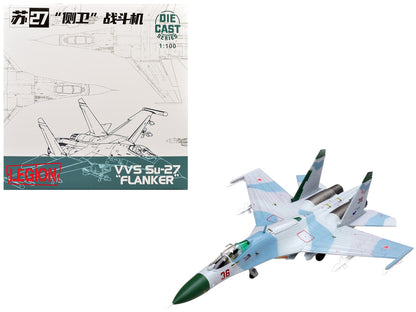 Sukhoi Su-27 Flanker-B Aircraft "Red 36 941st Fighter Aviation Regiment" (1987) Soviet Air Force 1/100 Diecast Model Airplane by Legion by Legion