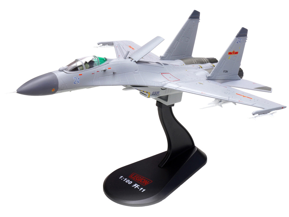 Shenyang J-11BH Yinglong Aircraft "Blue 24" (2014) People’s Liberation Army Navy Air Force 1/100 Diecast Model Airplane by Legion by Legion