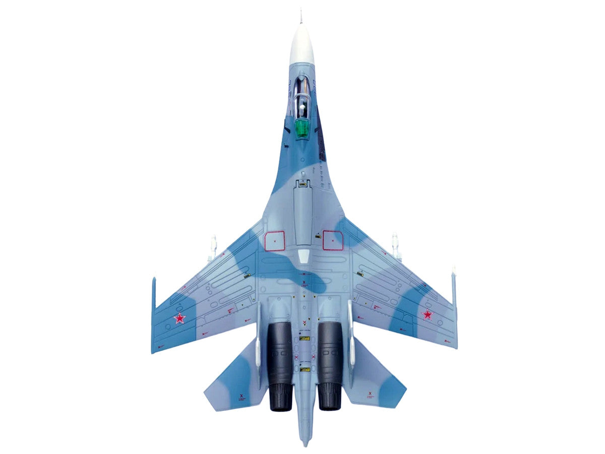 Sukhoi Su-27 Flanker-B Aircraft "Blue 388 Paris Air Show" (1989) Soviet Air Force 1/100 Diecast Model Airplane by Legion by Legion