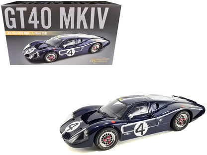 Ford GT40 MKIV #4 Denny Hulme - Lloyd Ruby "Holman & Moody" "24 Hours of Le Mans" (1967) "Masterpiece Collection" 1/12 Diecast Model Car by ACME by Acme