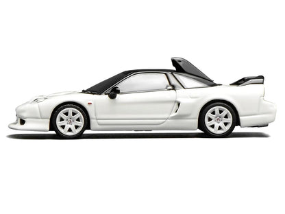 Honda NSX-R GT RHD (Right Hand Drive) Championship White with Black Top "Intern 64" Series 1/64 Diecast Model Car by MotorHelix by Motorhelix