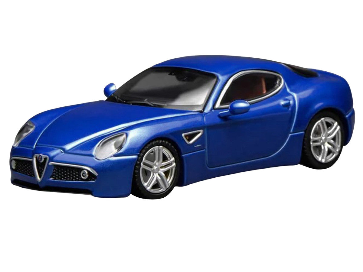 2008 Alfa Romeo 8C Competizione Blue Metallic 1/64 Diecast Model Car by MotorHelix by Motorhelix