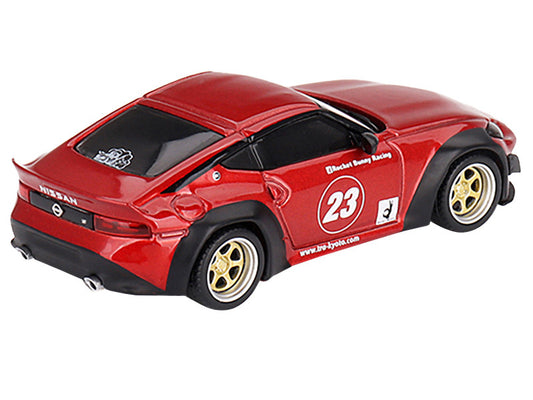 Nissan Z "Pandem" #23 Passion Red Metallic Limited Edition to 6600 pieces Worldwide 1/64 Diecast Model Car by Mini GT by Mini GT