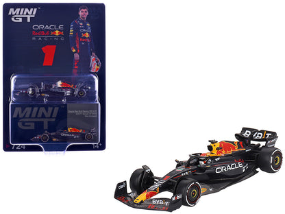 Red Bull Racing RB19 #1 Max Verstappen Winner Formula One F1 "Bahrain GP" (2023) Limited Edition 1/64 Die Cast Model Car by Mini GT-0