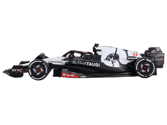 AlphaTauri AT04 #21 Nyck de Vries Formula One F1 "Australian GP" (2023) Limited Edition 1/64 Diecast Model Car by Mini GT by Mini GT