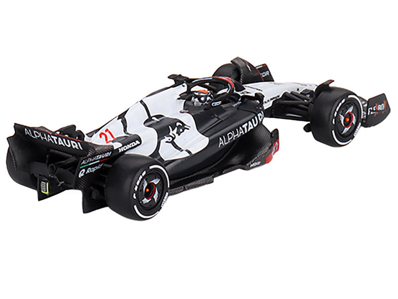 AlphaTauri AT04 #21 Nyck de Vries Formula One F1 "Australian GP" (2023) Limited Edition 1/64 Diecast Model Car by Mini GT by Mini GT