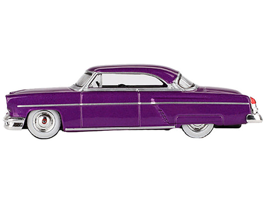 1954 Lincoln Capri Hot Rod Purple Metallic Limited Edition to 3600 pieces Worldwide 1/64 Diecast Model Car by Mini GT by Mini GT