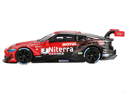 Nissan Z GT500 #3 Katsumasa Chiyo - Mitsunori Takaboshi "Niterra MOTUL Z - NDDP Racing" "Super GT Series" (2023) Limited Edition 1/64 Diecast Model Car by Mini GT by Mini GT