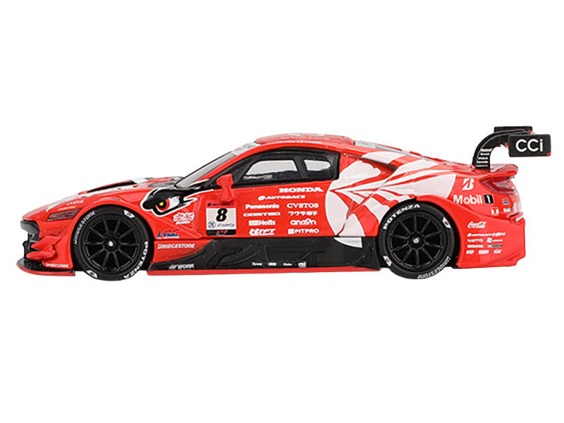 Honda NSX-GT "Type S" GT500 #8 Tomoki Nojiri - Toshiki Oyu "ARTA" "Super GT Series" (2023) Limited Edition 1/64 Diecast Model Car by Mini GT by Mini GT