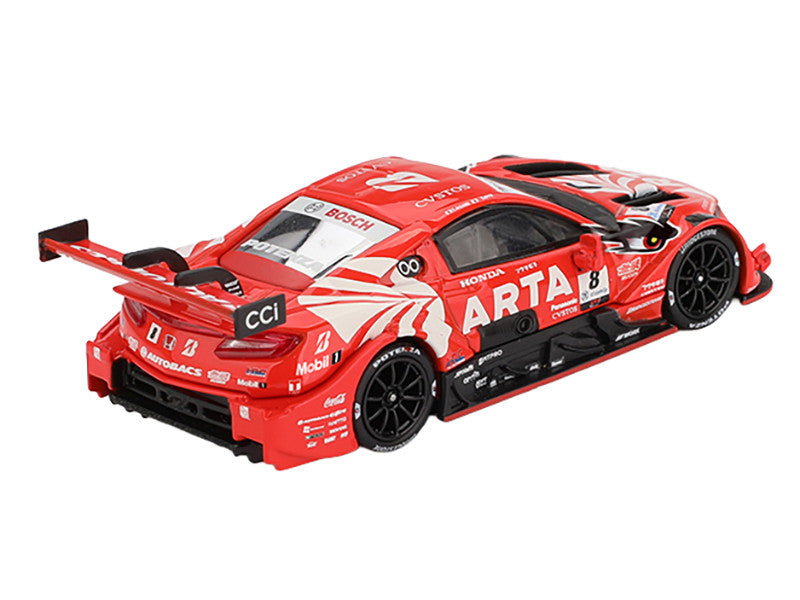 Honda NSX-GT "Type S" GT500 #8 Tomoki Nojiri - Toshiki Oyu "ARTA" "Super GT Series" (2023) Limited Edition 1/64 Diecast Model Car by Mini GT by Mini GT