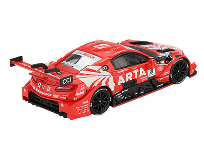 Honda NSX-GT "Type S" GT500 #8 Tomoki Nojiri - Toshiki Oyu "ARTA" "Super GT Series" (2023) Limited Edition 1/64 Diecast Model Car by Mini GT by Mini GT
