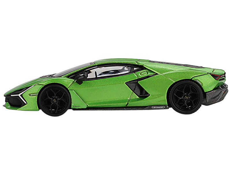 Lamborghini Revuelto Verde Selvans Green Metallic Limited Edition 1/64 Diecast Model Car by Mini GT by Mini GT