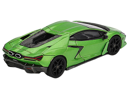 Lamborghini Revuelto Verde Selvans Green Metallic Limited Edition 1/64 Diecast Model Car by Mini GT by Mini GT