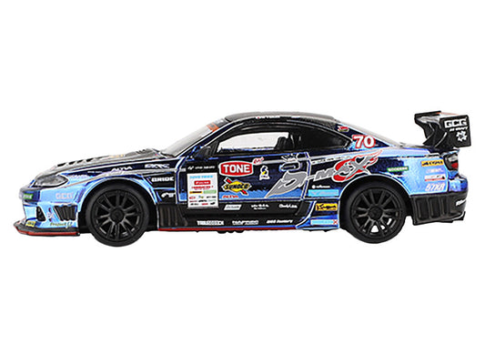 Nissan Silvia (S15) D-MAX RHD (Right Hand Drive) #70 Masashi Yokoi "D-MAX Racing" "D1 Grand Prix" (2023) Limited Edition 1/64 Diecast Model Car by Mini GT by Mini GT