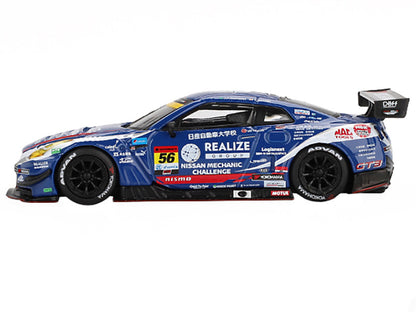 Nissan GT-R NISMO GT3 #56 Joao Paulo de Oliveira - Teppei Natori "REALIZE Nissan Mechanic Challenge GT-R" "Super GT Series" (2023) Limited Edition 1/64 Diecast Model Car by Mini GT by Mini GT
