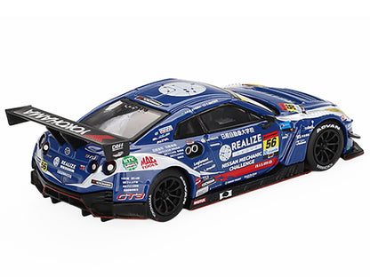 Nissan GT-R NISMO GT3 #56 Joao Paulo de Oliveira - Teppei Natori "REALIZE Nissan Mechanic Challenge GT-R" "Super GT Series" (2023) Limited Edition 1/64 Diecast Model Car by Mini GT by Mini GT