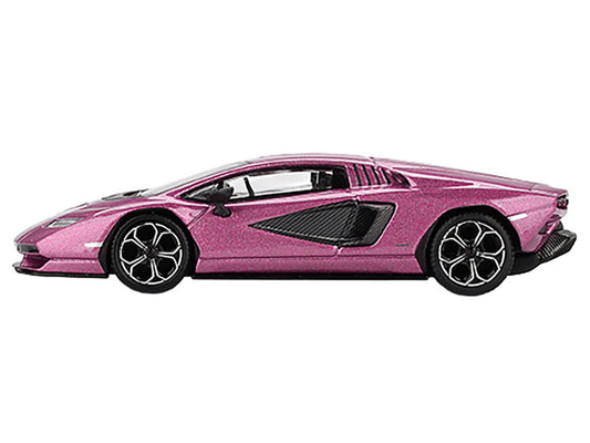 Lamborghini Countach LPI 800-4 Viola 30th Metallic Limited Edition 1/64 Diecast Model Car by Mini GT by Mini GT