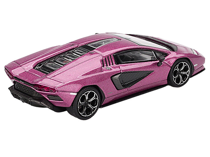 Lamborghini Countach LPI 800-4 Viola 30th Metallic Limited Edition 1/64 Diecast Model Car by Mini GT by Mini GT