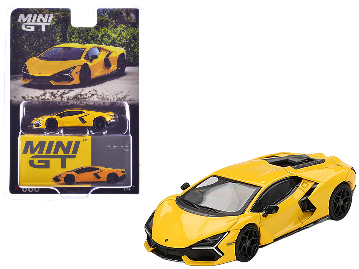 Lamborghini Revuelto Giallo (Yellow) Limited Edition 1/64 Diecast Model Car by Mini GT by Mini GT