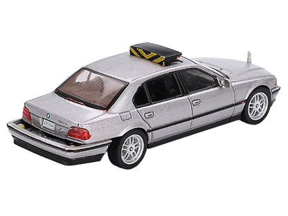 BMW 750IL Gray Metallic 007 James Bond "Tomorrow Never Dies" (1997) Movie Limited Edition 1/64 Diecast Model Car by Mini GT by Mini GT
