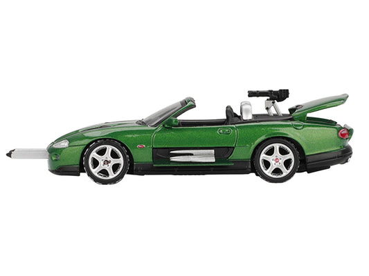 Jaguar XKR Green Metallic 007 James Bond "Die Another Day" (2002) Movie Limited Edition 1/64 Diecast Model Car by Mini GT by Mini GT