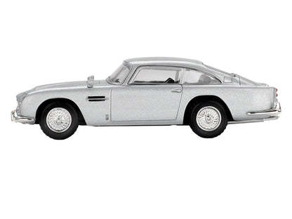 Aston Martin DB5 Birch Silver Metallic 007 James Bond "Casino Royale" (2006) Movie Limited Edition 1/64 Diecast Model Car by Mini GT-2