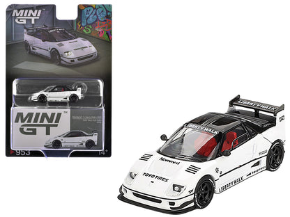 Mazda AZ-1 Liberty Walk LB40 RHD (Right Hand Drive) White with Black Top "2024 Tokyo Auto Salon" Limited Edition 1/64 Diecast Model Car by Mini GT by Mini GT