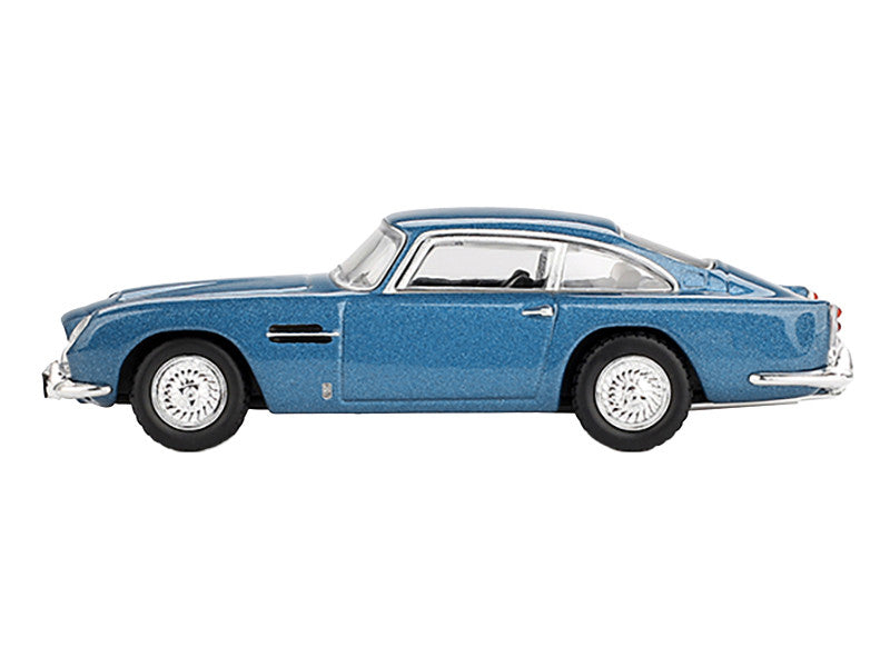 Aston Martin DB5 Sierra Blue Metallic Limited Edition 1/64 Diecast Model Car by Mini GT by Mini GT