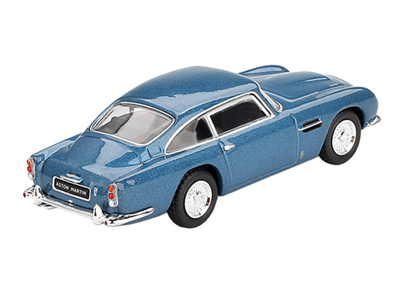 Aston Martin DB5 Sierra Blue Metallic Limited Edition 1/64 Diecast Model Car by Mini GT by Mini GT
