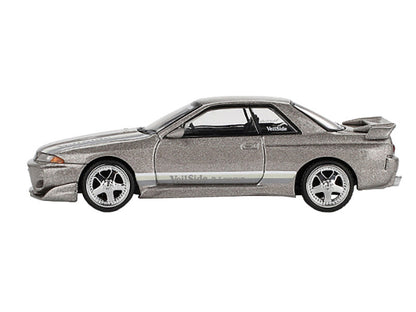 Nissan Skyline GT-R (R32) RHD (Right Hand Drive) "Veilside Combat C-I" Gray Metallic Limited Edition 1/64 Diecast Model Car by Mini GT by Mini GT