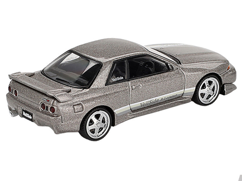 Nissan Skyline GT-R (R32) RHD (Right Hand Drive) "Veilside Combat C-I" Gray Metallic Limited Edition 1/64 Diecast Model Car by Mini GT by Mini GT