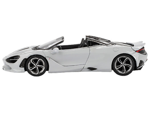 McLaren 750S Spider Cirrus Gray Limited Edition 1/64 Diecast Model Car by Mini GT by Mini GT