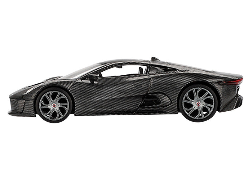 Jaguar C-X75 "Test Car" Black Carbon Limited Edition 1/64 Diecast Model Car by Mini GT by Mini GT