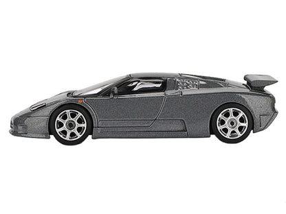 Bugatti EB110 Super Sport Grigio Scuro Dark Gray Metallic Limited Edition 1/64 Diecast Model Car by Mini GT by Mini GT