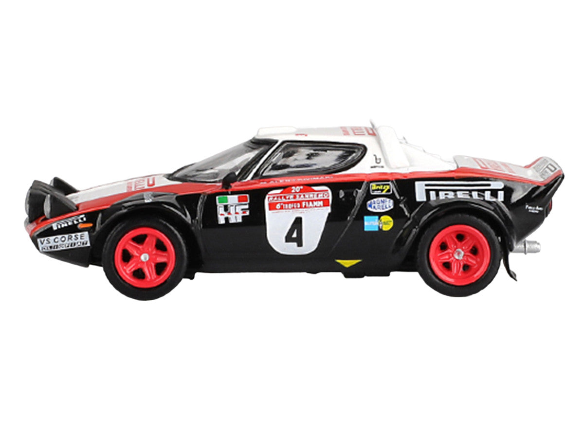 Lancia Stratos HF #4 Markku Alen - Ilkka Kivimaki Winner "Rally Sanremo" (1978) Limited Edition 1/64 Diecast Model Car by Mini GT by Mini GT