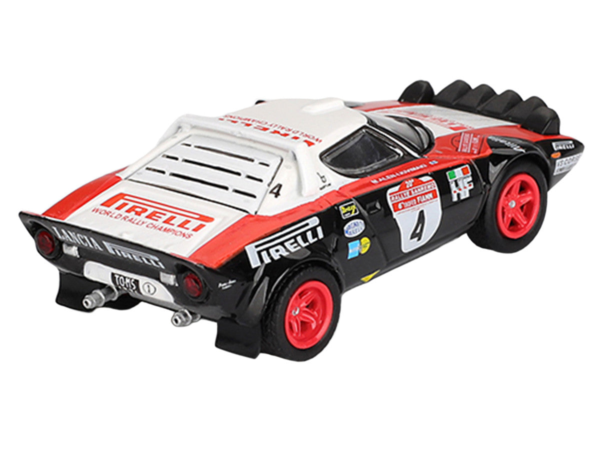 Lancia Stratos HF #4 Markku Alen - Ilkka Kivimaki Winner "Rally Sanremo" (1978) Limited Edition 1/64 Diecast Model Car by Mini GT by Mini GT
