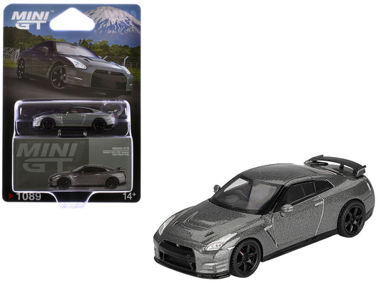Nissan GT-R Nismo R35 CRS Version RHD (Right Hand Drive) Dark Metal Gray Metallic Limited Edition 1/64 Diecast Model Car by Mini GT by Mini GT